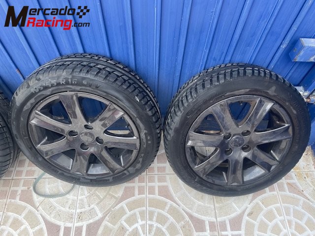 4 ruedas peugeot originales 195/55 r16 91 v