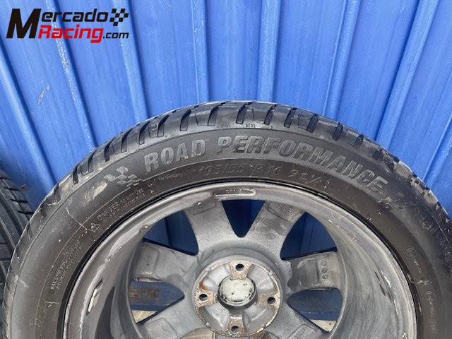 4 ruedas peugeot originales 195/55 r16 91 v