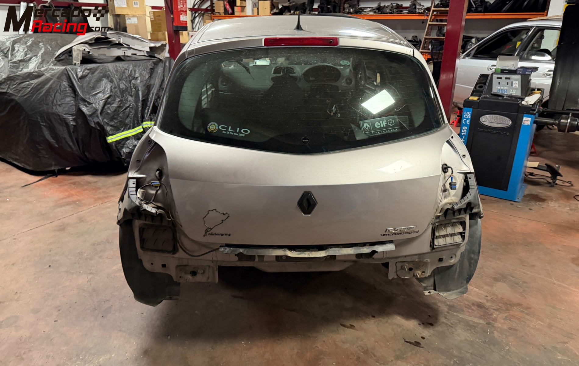 Carroceria renault clio sport 197 200 203 matriculada, legal, volante derecha