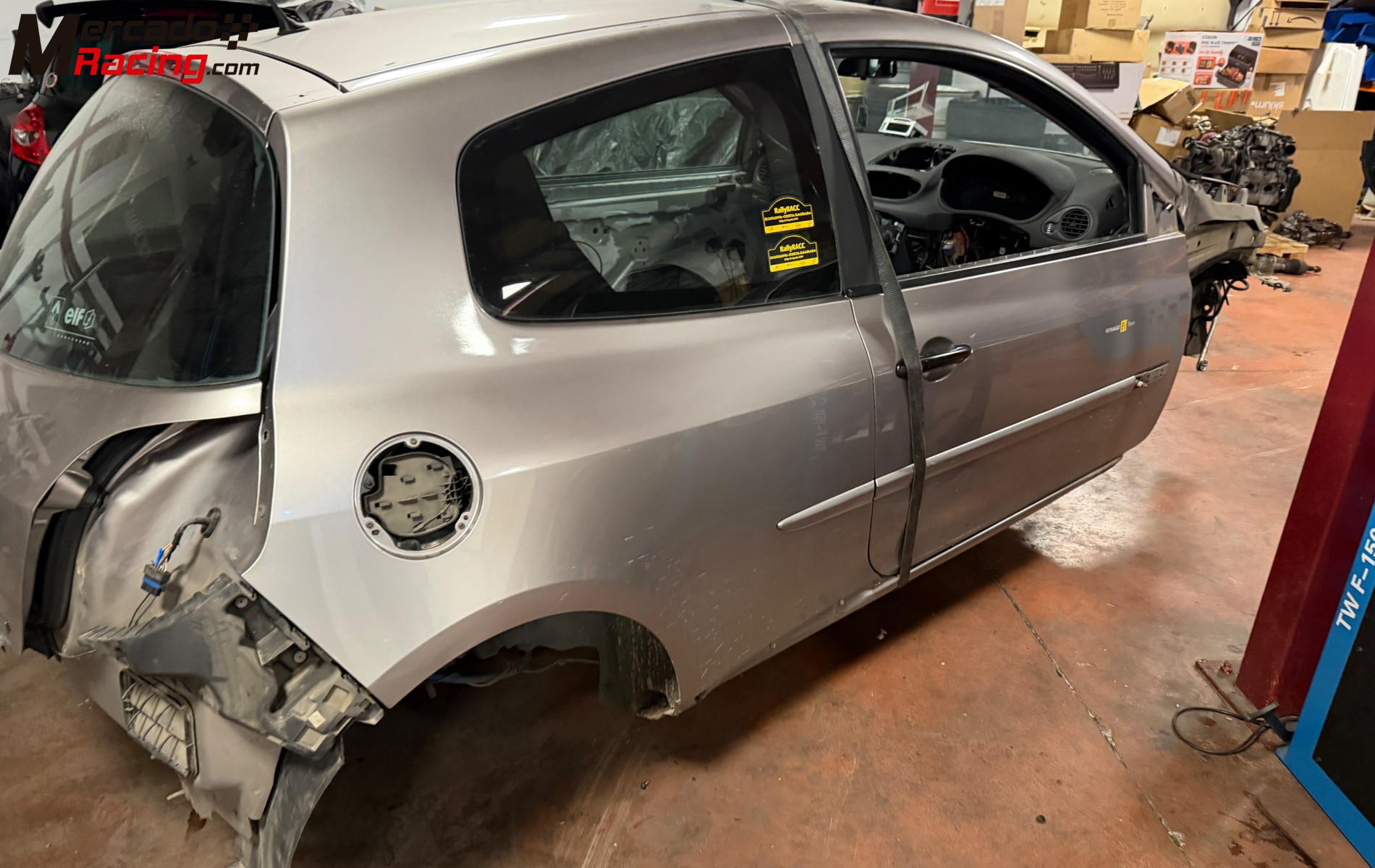 Carroceria renault clio sport 197 200 203 matriculada, legal, volante derecha