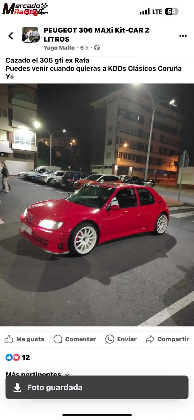 Se vende replica 306 maxi kitcar