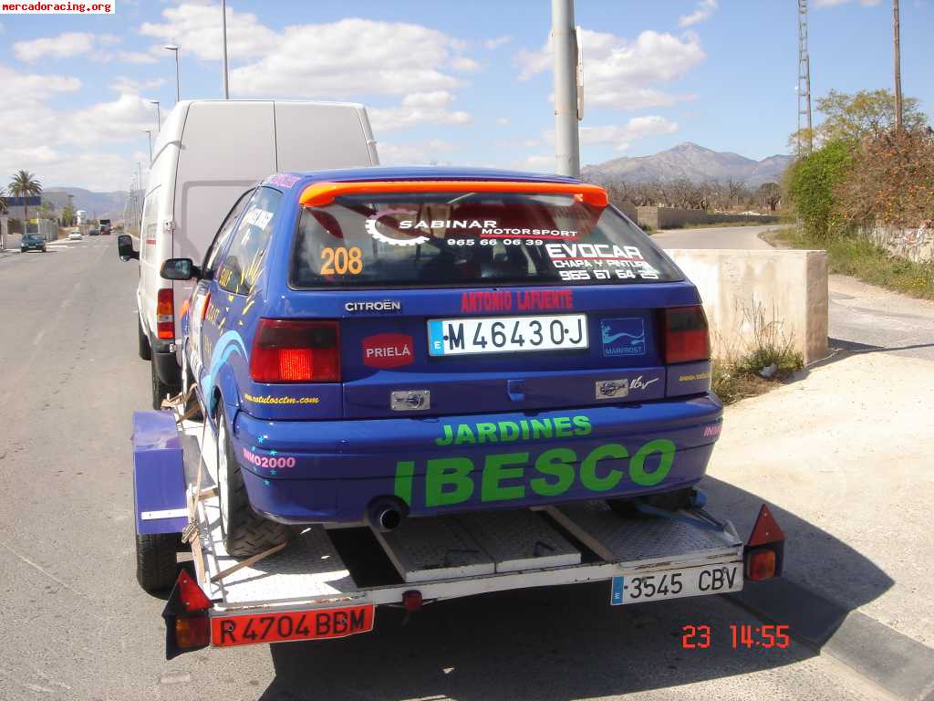 Vendo citroen zx 2.000 16v con motor de xsara vts 167 cv gr.
