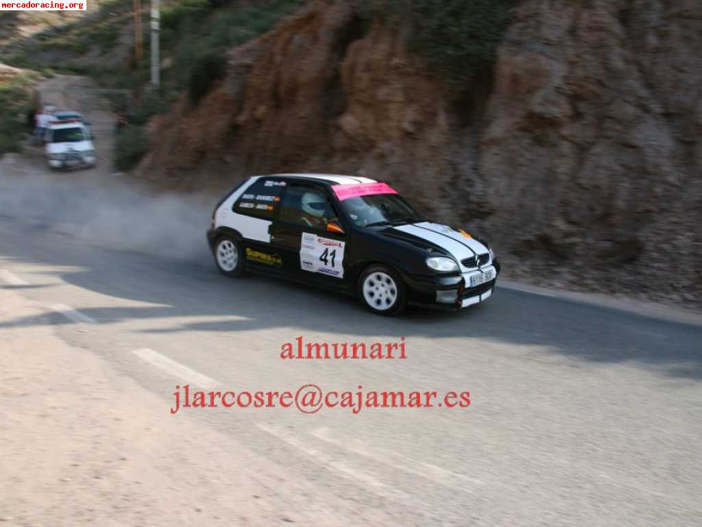 Citroen saxo gr n con solo tres rallyes hecho nuevo en el 20