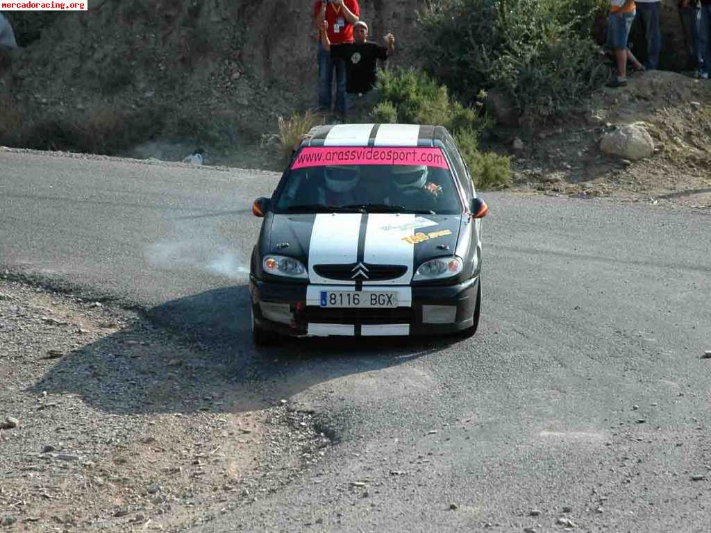 Citroen saxo gr n con solo tres rallyes hecho nuevo en el 20