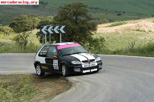 Citroen saxo gr n con solo tres rallyes hecho nuevo en el 20