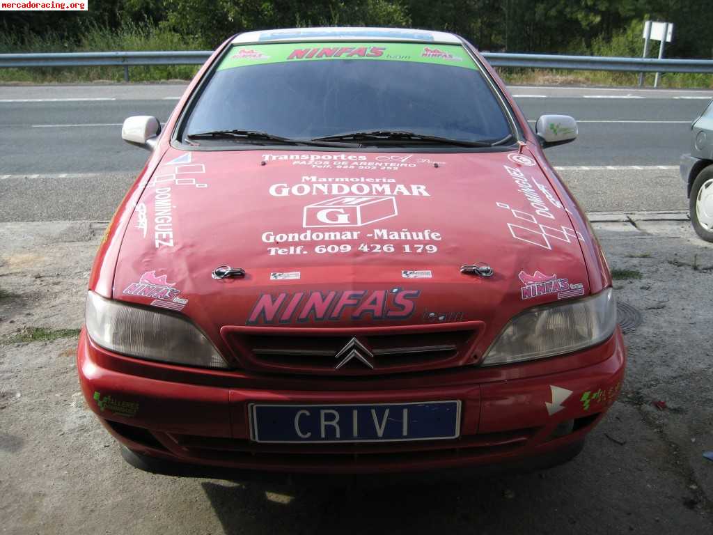 Vendo citröen xsara vts 2.0i 16v 187cv grupo n