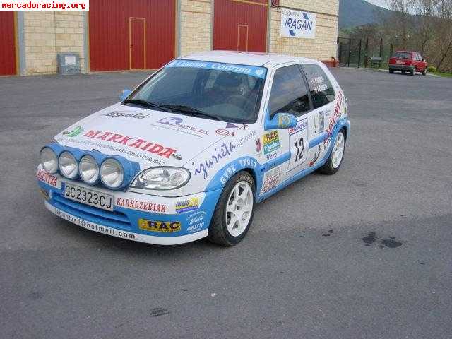 Vendo citroen saxo gr. a de rallyes