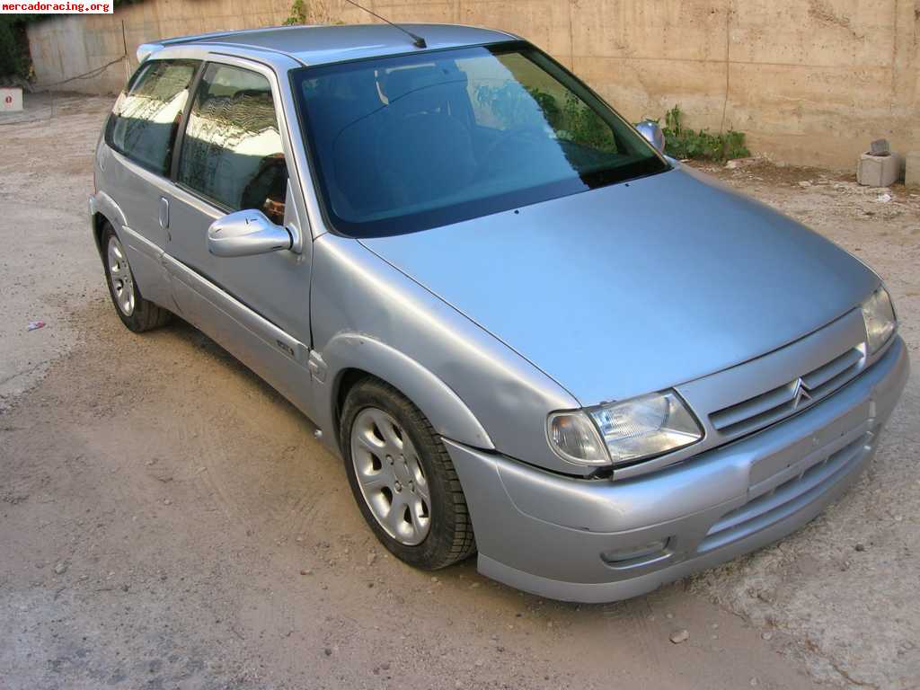 Saxo vts 1.6-16v fase 1 de calle 1500€ indocumentado