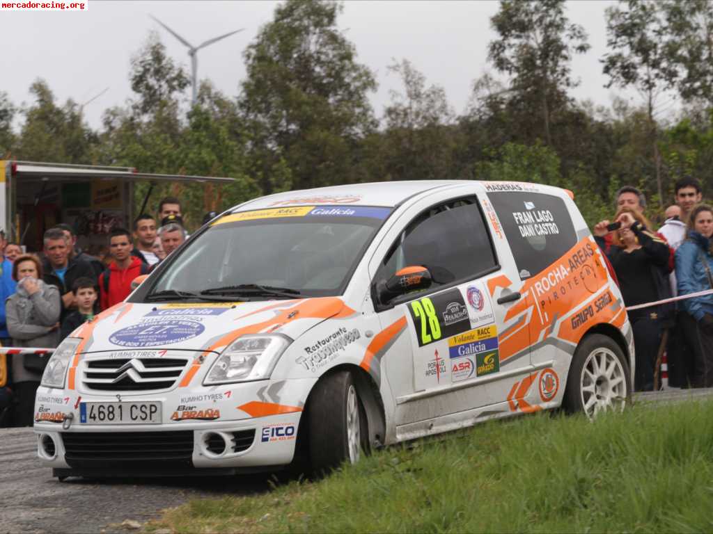 Fran lago vende citroën c2 campeón volante racc galicia 2011