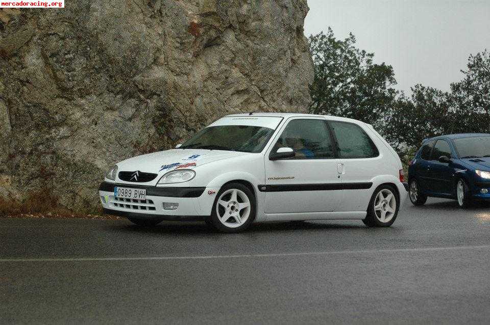 Se cambia saxo 16 de calle x saxo o ax de rallys..añadiendo 