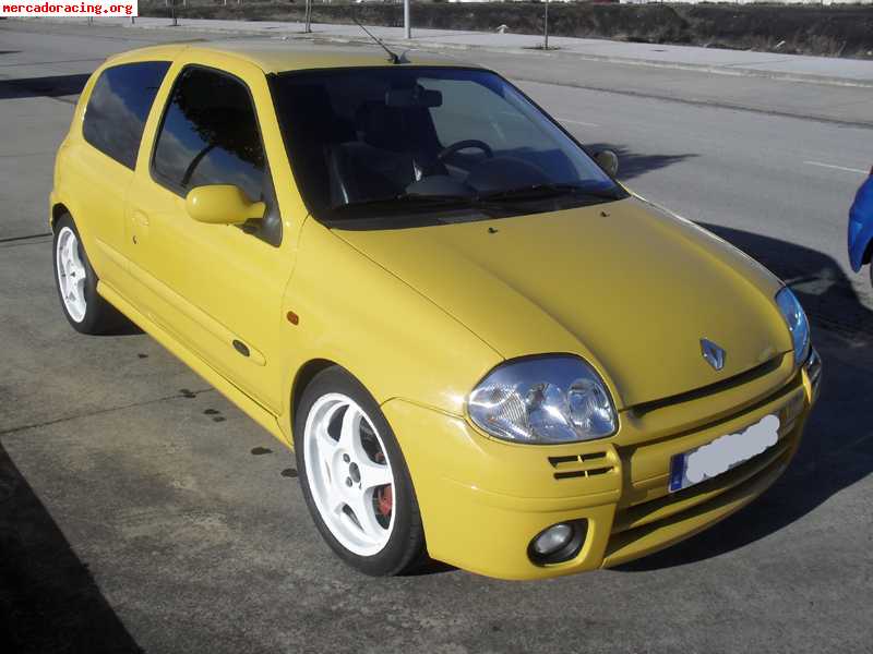 Renault clio sport (recojo coche inferior de correr)