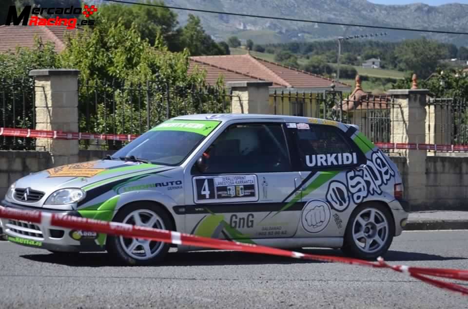 Citreon saxo gr,a campeon vasco 2016 clase 2 y 4 general ral