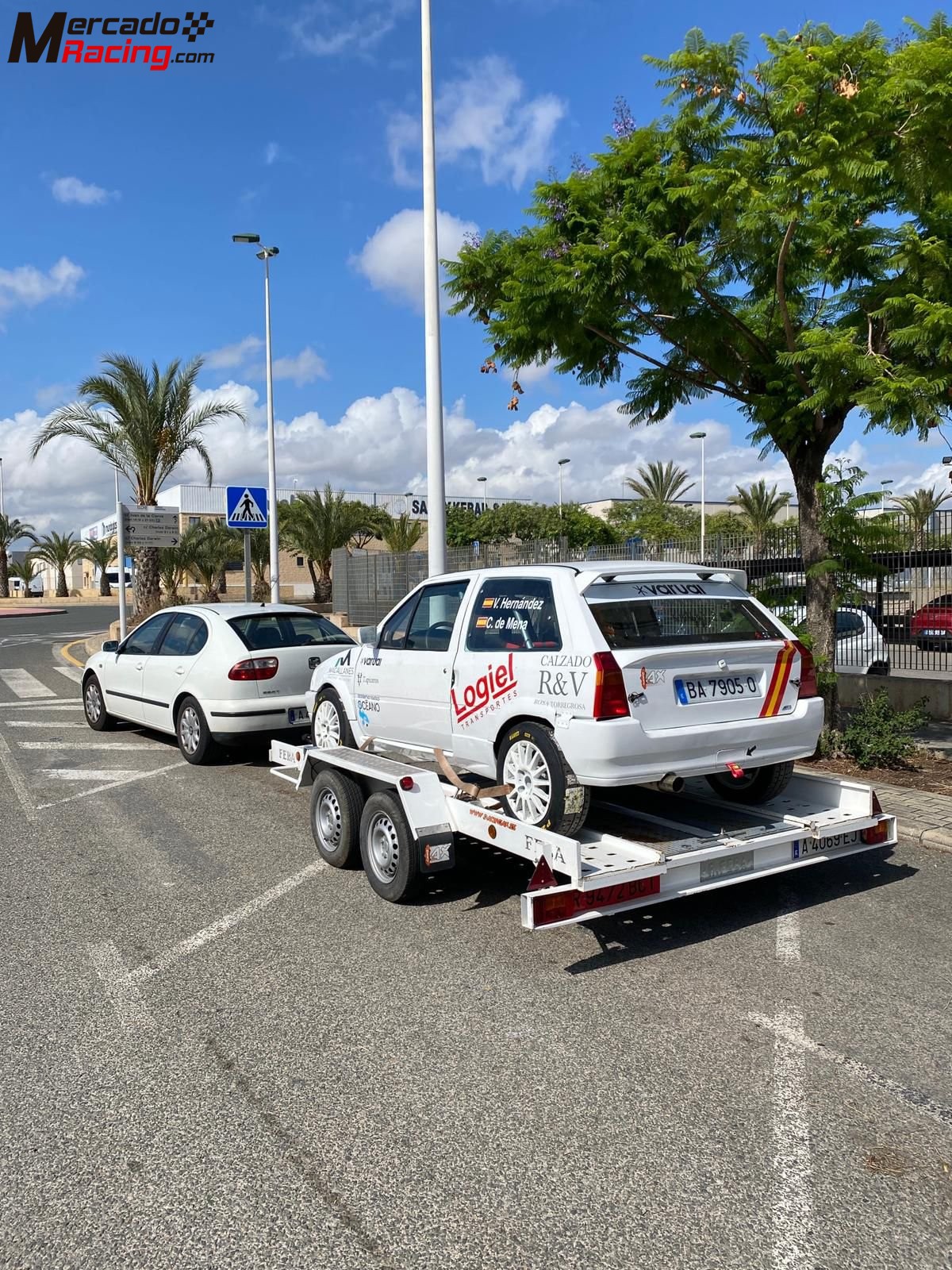 Citroen ax + remolque para rally