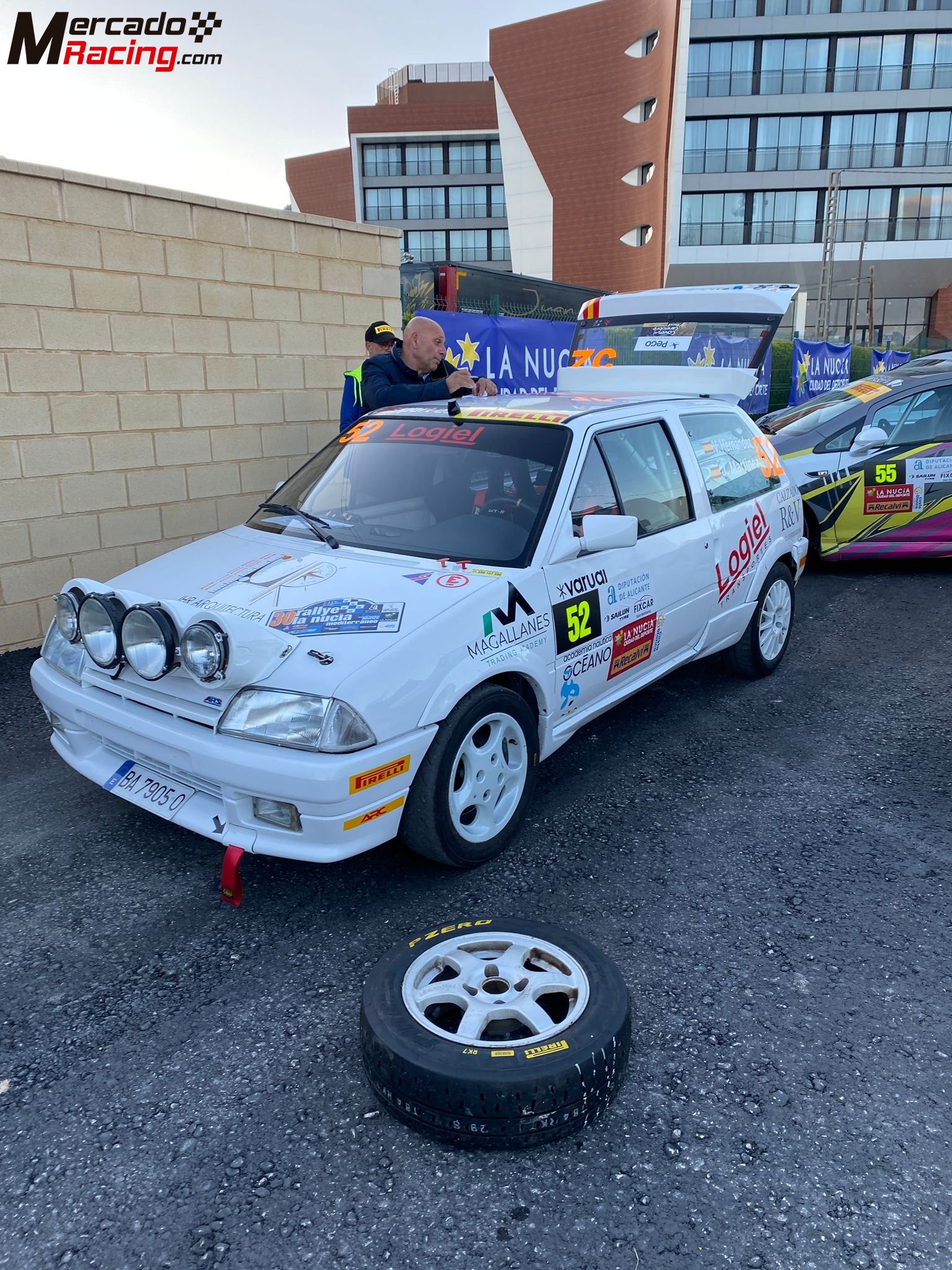 Citroen ax + remolque para rally