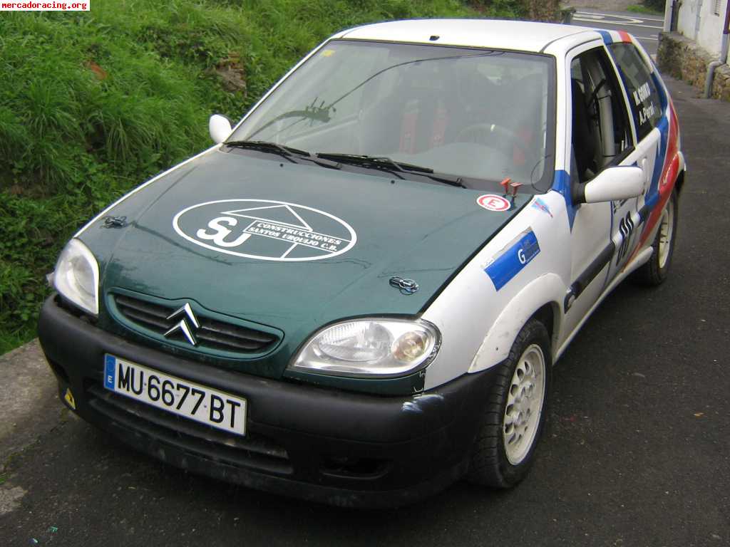 Saxo vts 8v asfalto y tierra.