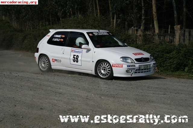 Citroen saxo construido entero en febrero del 2007.