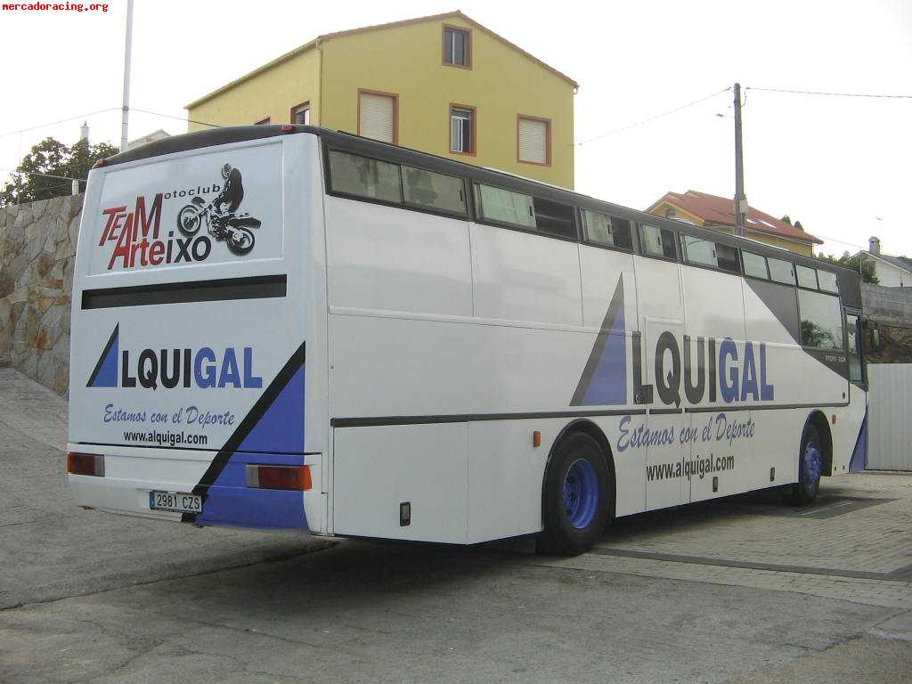 Autobus volvo b10m omologado como furgon taller