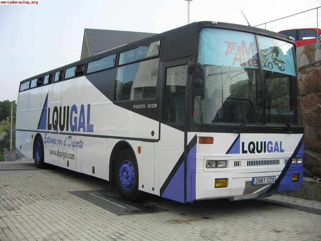Autobus volvo b10m 240 cv homologado como furgon taller