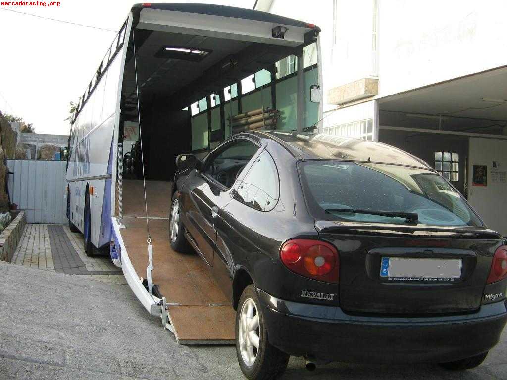 Autobus volvo b10m 240 cv homologado como furgon taller