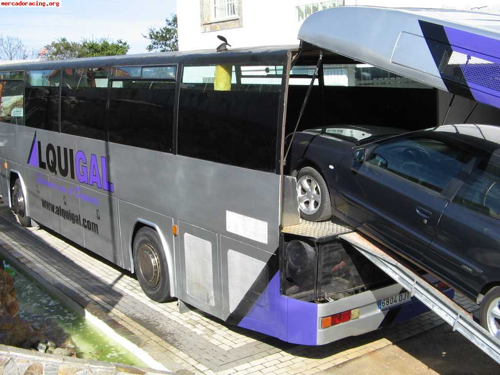 Autobus volvo b10m 240 cv homologado como furgon taller