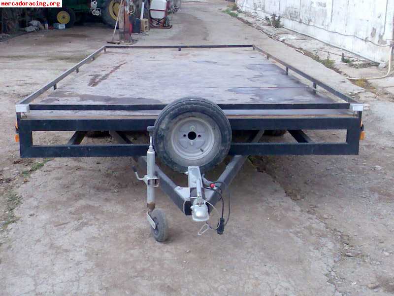 Vendo plataforma portacoches marca jukal 1500 kg - medidas 5