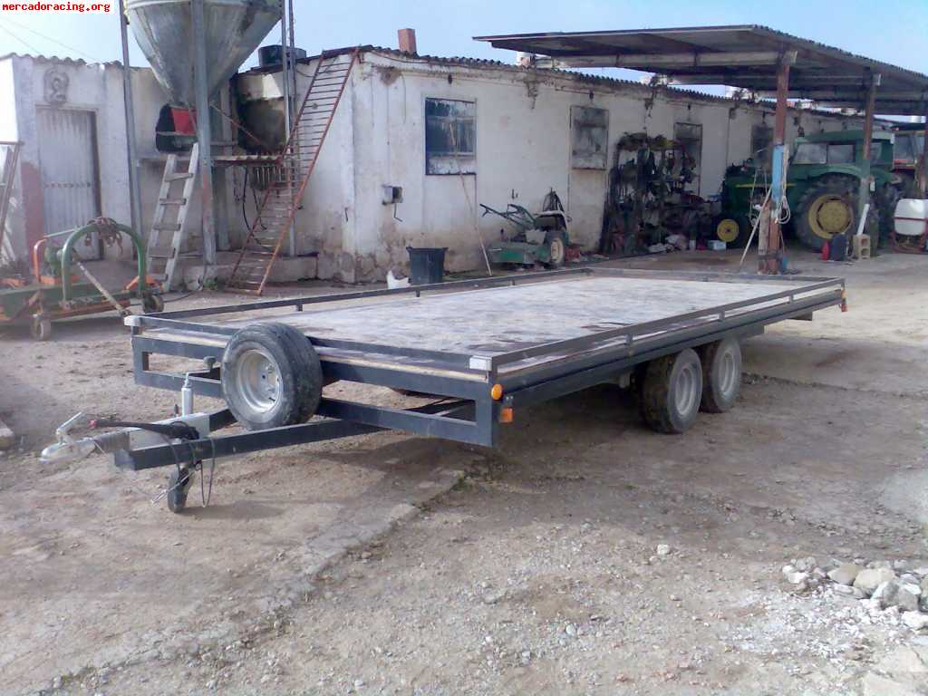 Vendo plataforma portacoches marca jukal 1500 kg - medidas 5