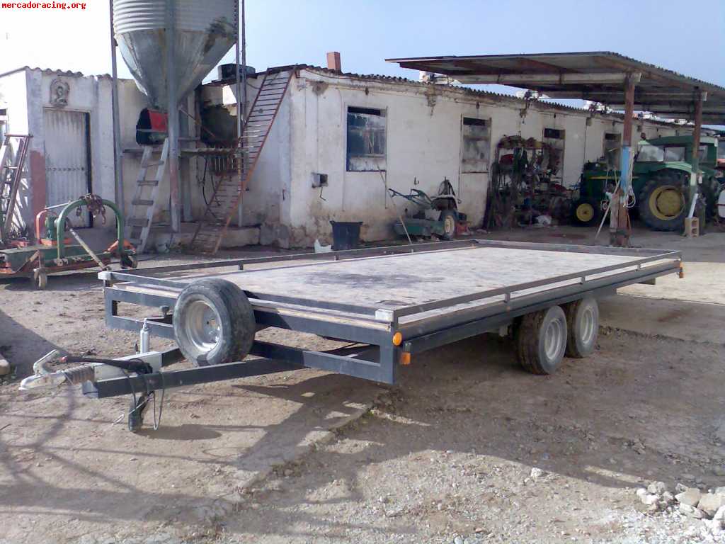 Vendo plataforma portacoches marca jukal 1500 kg - medidas 5