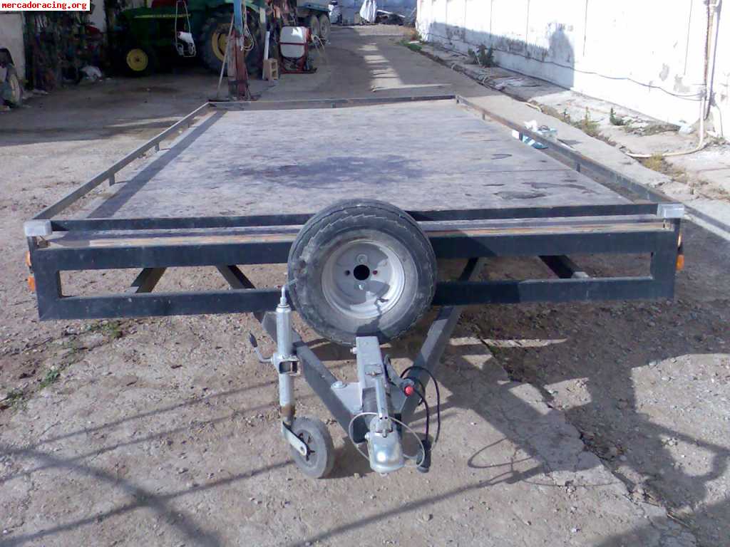 Vendo plataforma portacoches marca jukal 1500 kg - medidas 5