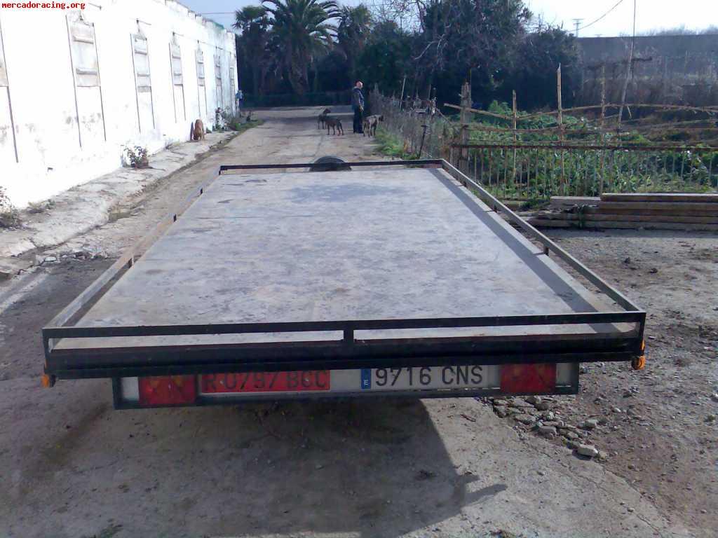 Vendo plataforma portacoches marca jukal 1500 kg - medidas 5