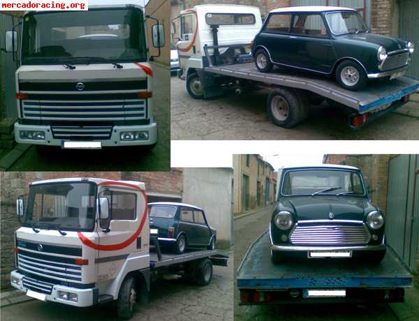Nissan l35 con plataforma portacoches (120.000km)