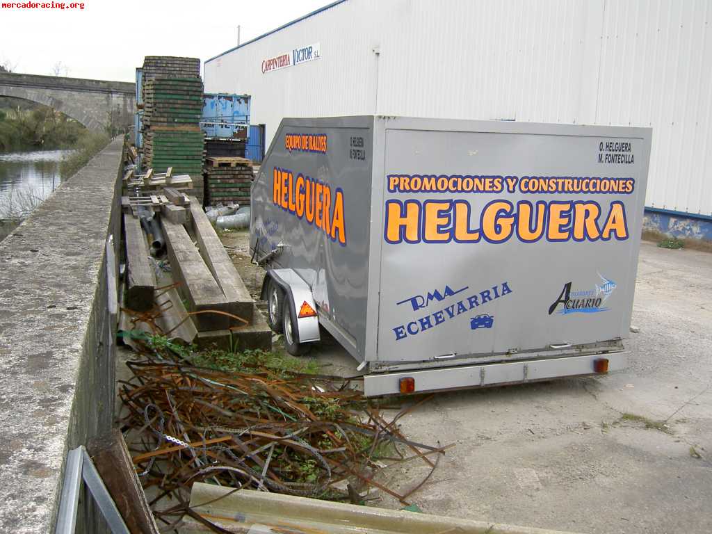 Se  vende  furgon iveco  y  remolque cerrado