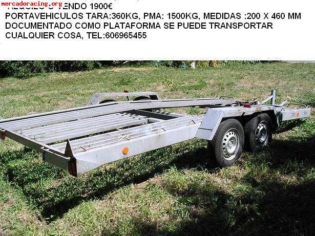 Portacoches vendo o alquilo-1900€