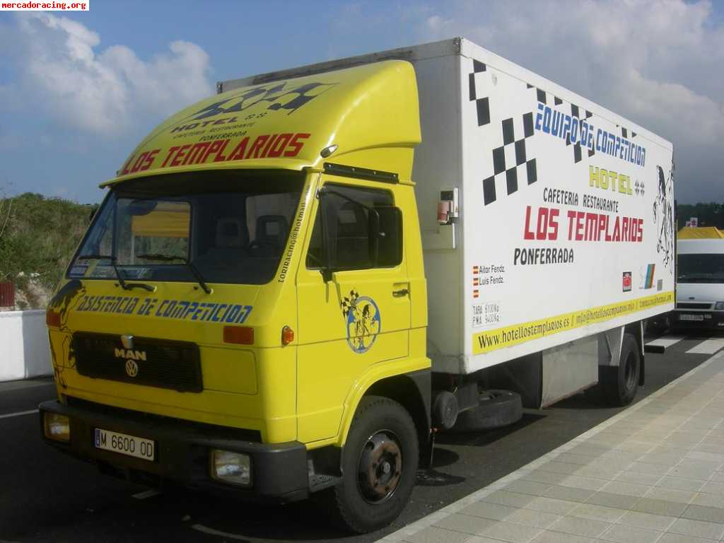 Camion taller man trasportador de vehiculos