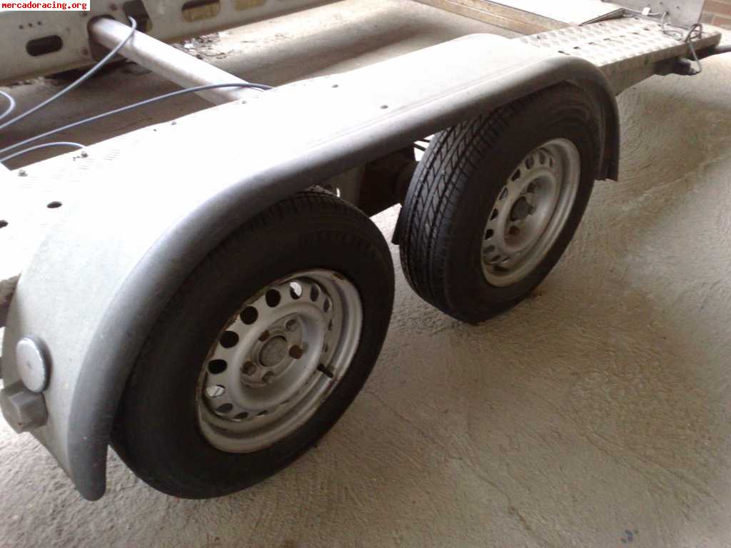 Remolque porta vehículos alko 