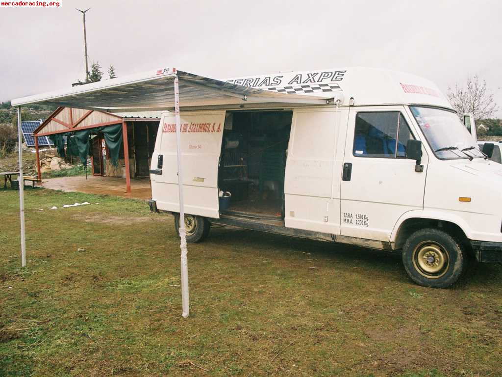 Furgon citroen c 25 sobreelevado para asistencia