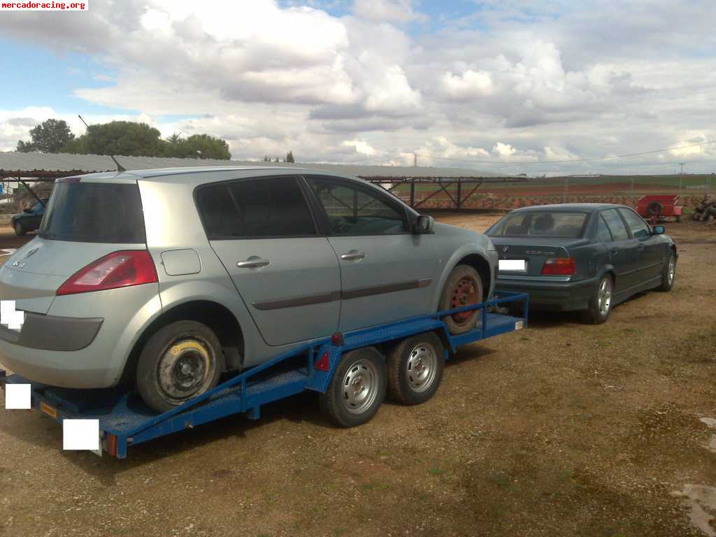 Vendo remolque portacoches de 2 ejes   |