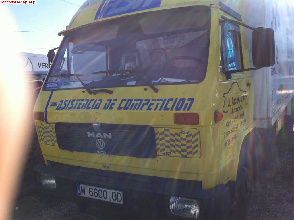 Camion taller man trasportador de vehiculos 