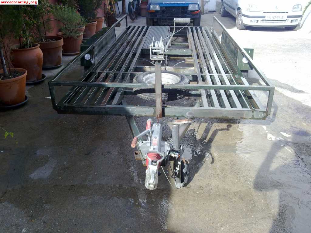Se vende remolque porta-coches 2 ejes