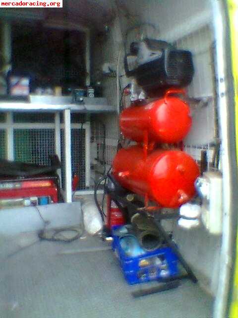 Vendo furgón de asistencia equipado y  homologado como talle