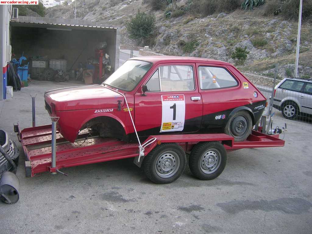 Se vende remolque portacoches 2 ejes