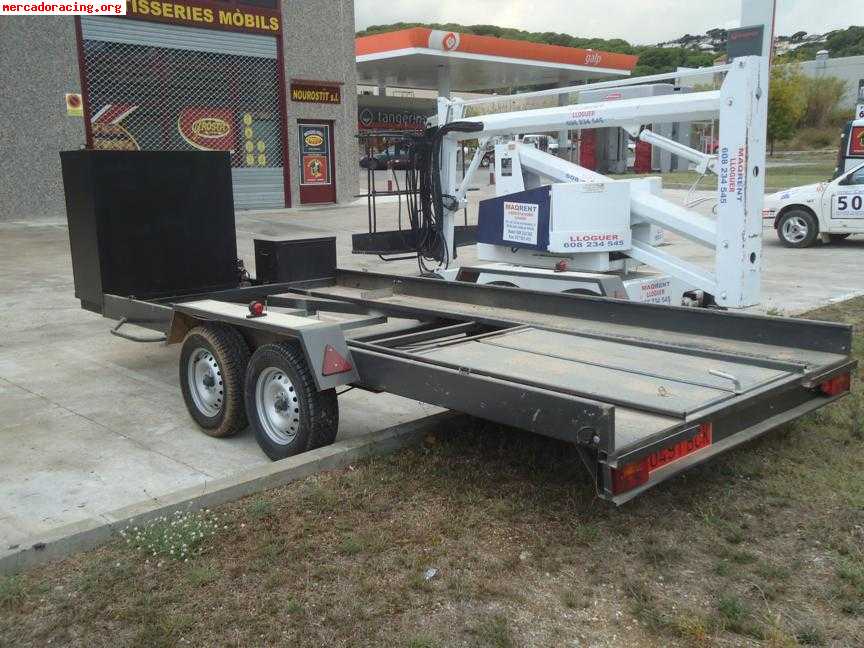 Remolque 2 ejes con cablestrante 1700€