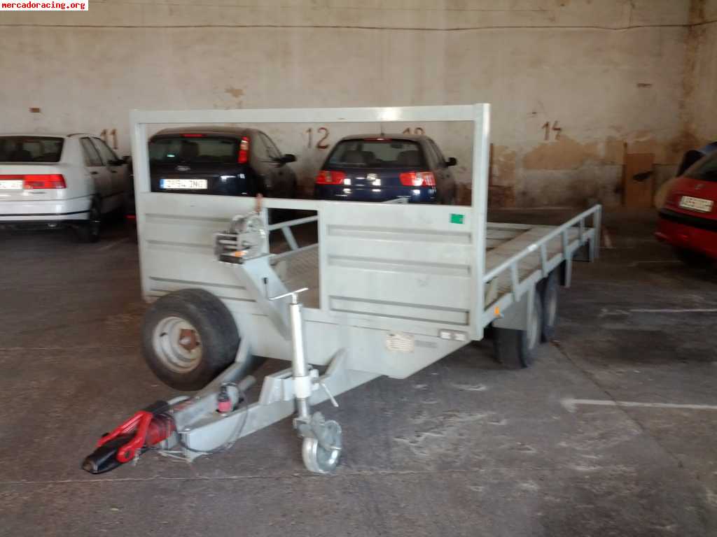 >>>>>se vende - plataforma de doble eje, 2.000kg mma <<<<<<<