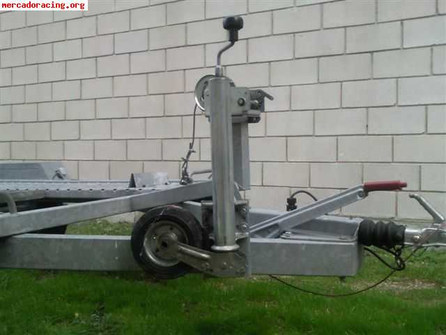Remolque portacoches galvanizado