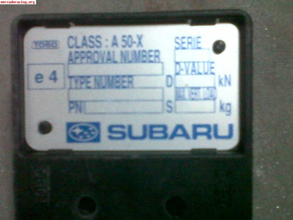 Bola de remolque original subaru impreza