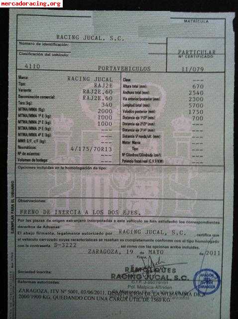 Vendo plataforma portavehiculos jucal