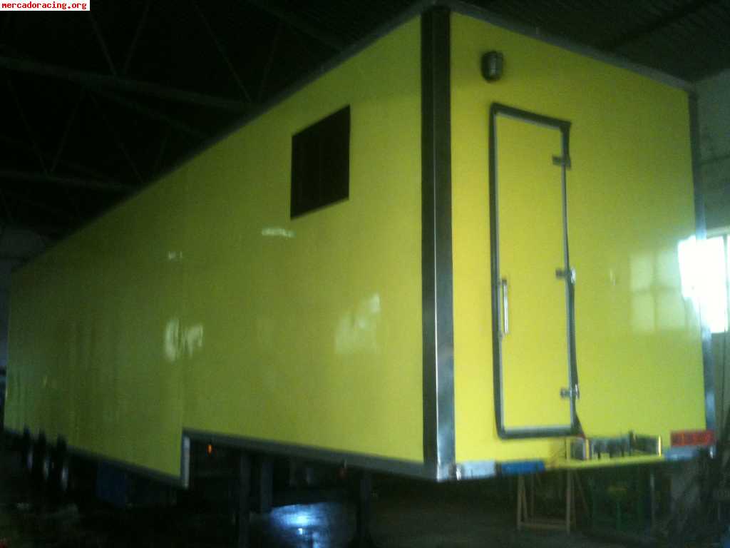 Semirremolque furgon cuello cisne motorhome