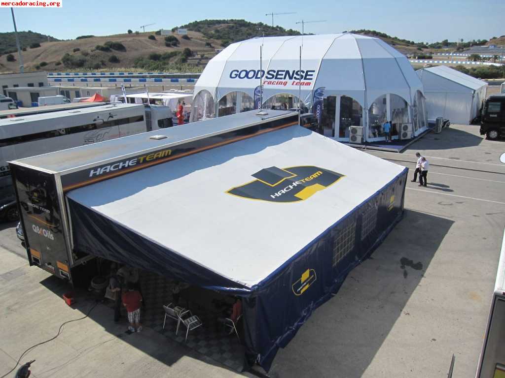Se vende camion taller de transporte de monoplazas y camion 