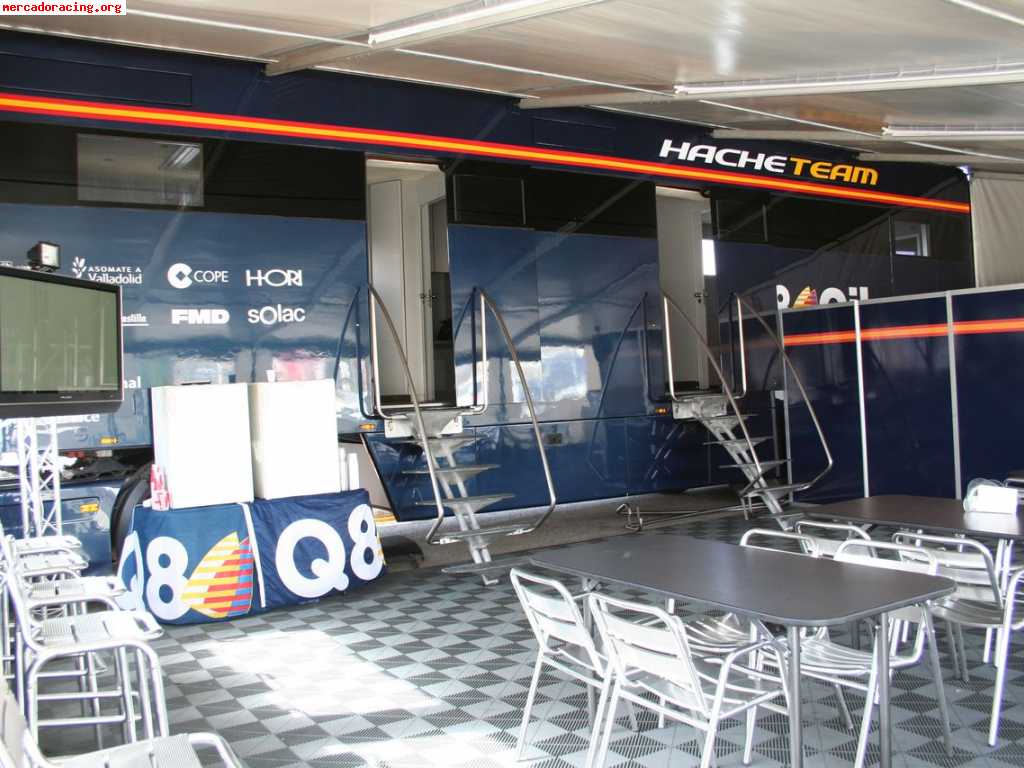Se vende camion taller de transporte de monoplazas y camion 