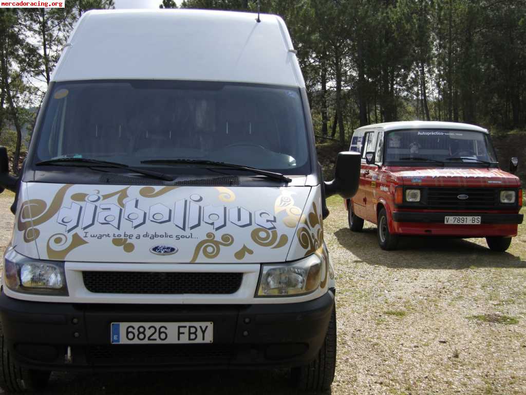 Ford transit 115 cv año 2006 y remolque cerrado esva