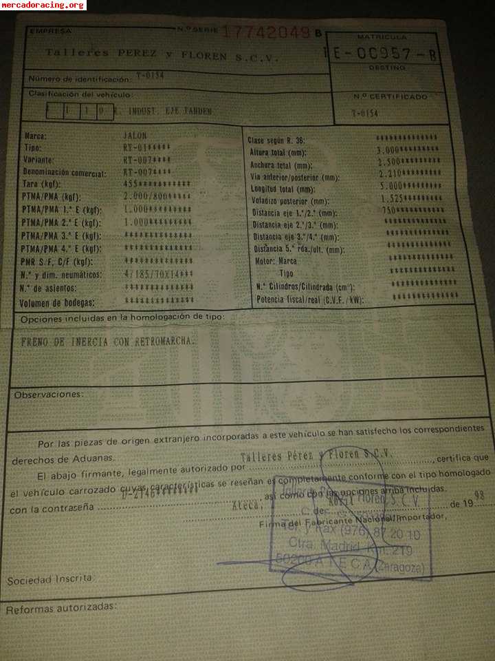 Remolque porta coches en venta